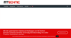 Desktop Screenshot of mtechnic.de