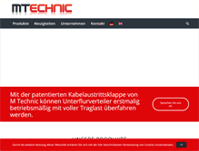 Tablet Screenshot of mtechnic.de